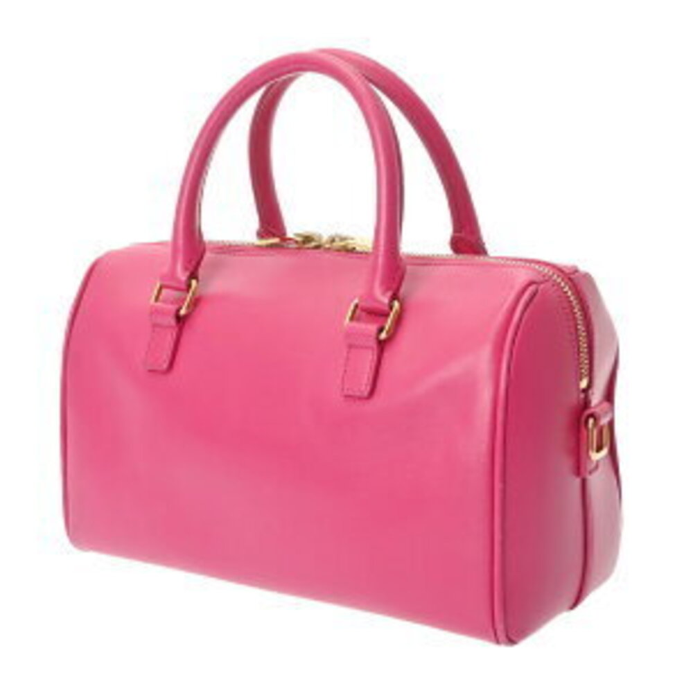 Saint Laurent Baby Duffle Pink Calfskin Shoulder Bag - Picture 2 of 9